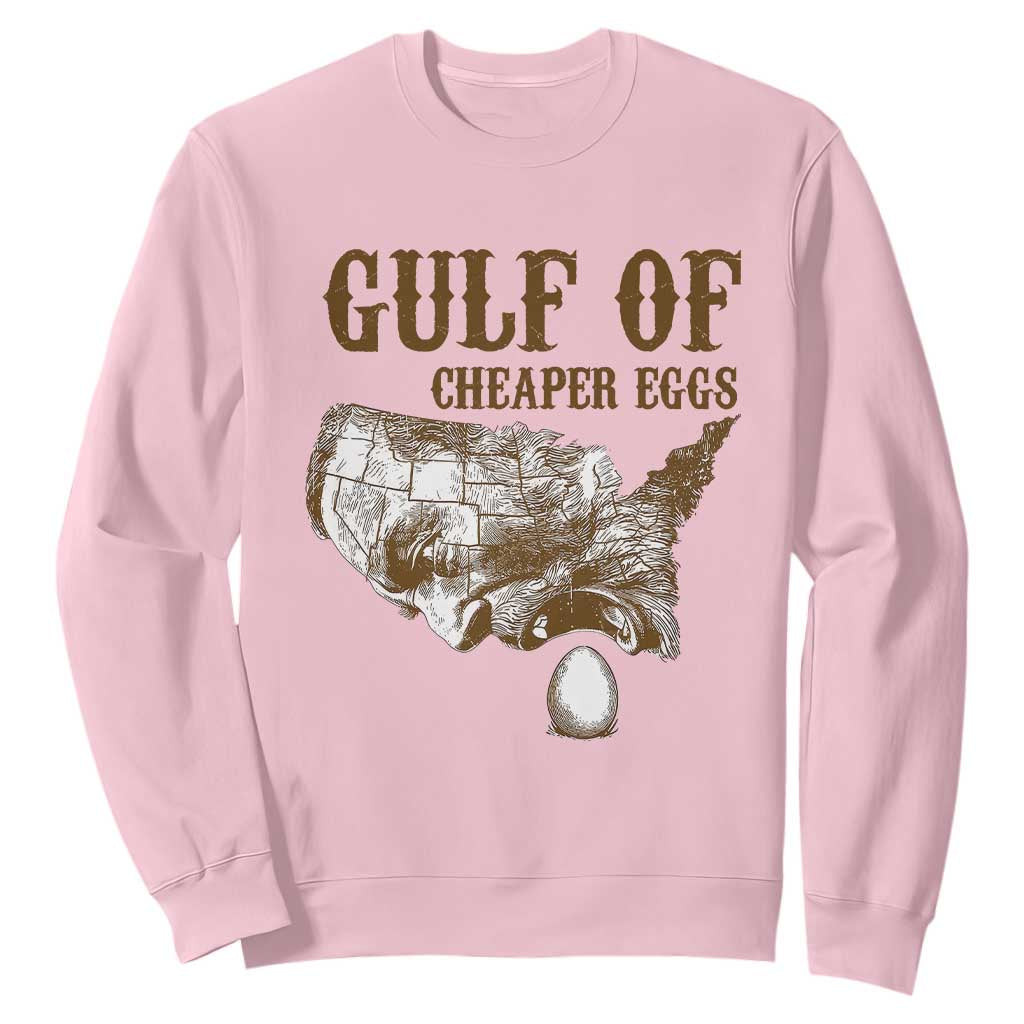 Gulf of Mexico Eggs Sweatshirt TS02 Light Pink Print Your Wear
