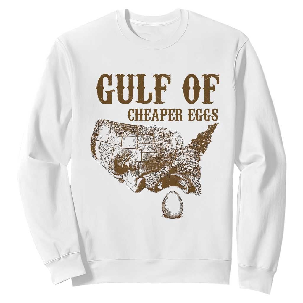 Gulf of Mexico Eggs Sweatshirt TS02 White Print Your Wear