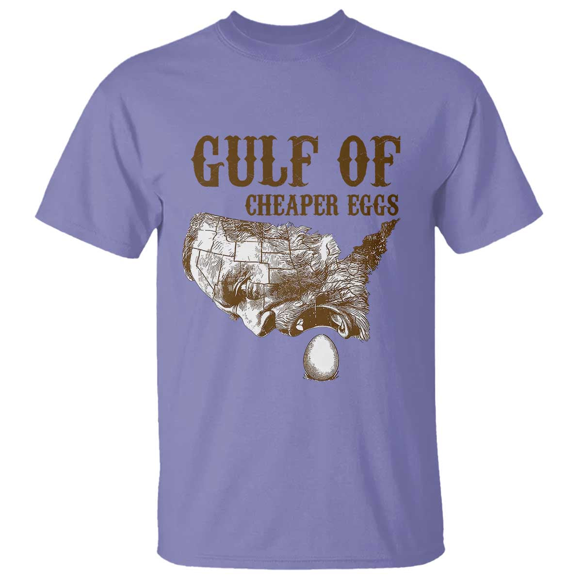 Gulf of Mexico Eggs T Shirt TS02 Violet Print Your Wear