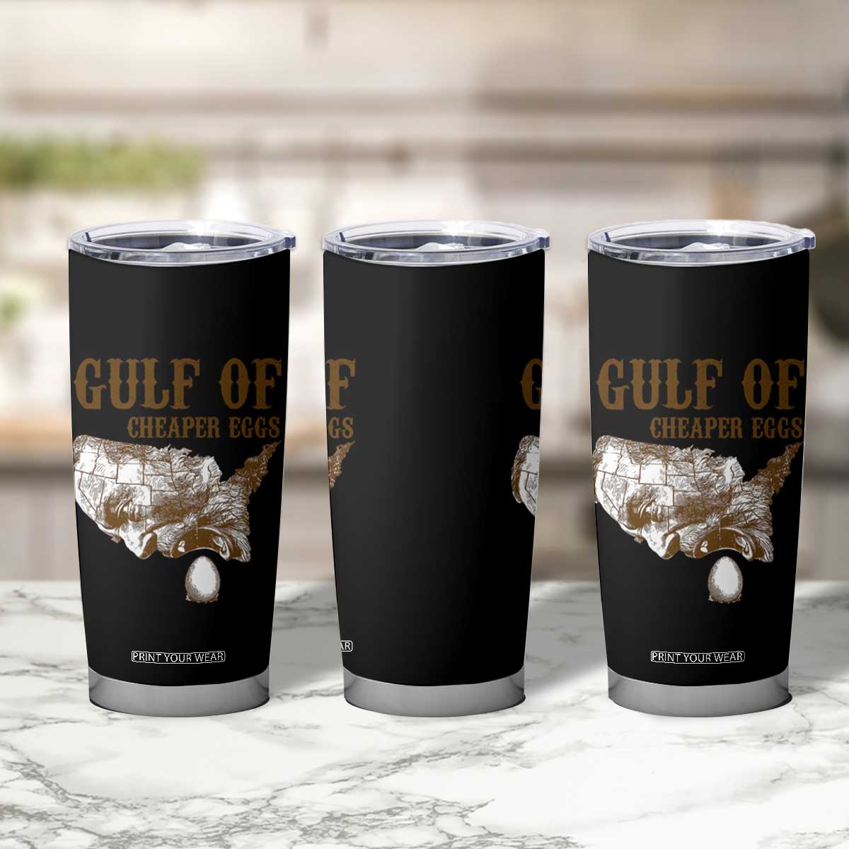 Gulf of Mexico Eggs Tumbler Cup TS02 Print Your Wear