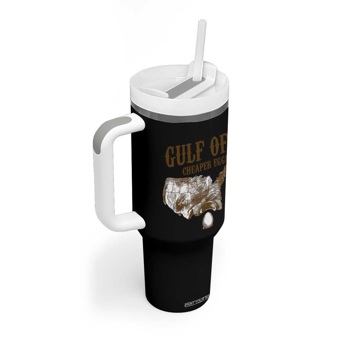 Gulf of Mexico Eggs Tumbler With Handle TS02 Print Your Wear