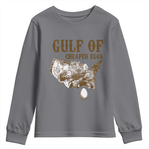 Gulf of Mexico Eggs Youth Sweatshirt TS02 Charcoal Print Your Wear