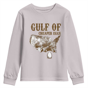 Gulf of Mexico Eggs Youth Sweatshirt TS02 Ice Gray Print Your Wear