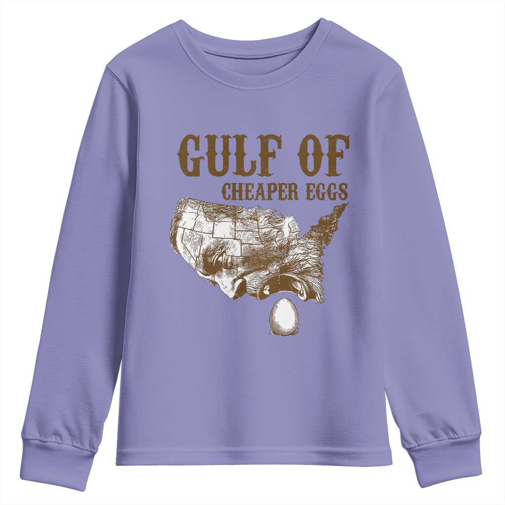 Gulf of Mexico Eggs Youth Sweatshirt TS02 Violet Print Your Wear