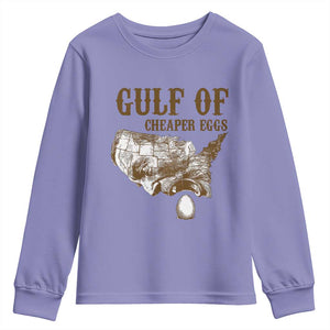 Gulf of Mexico Eggs Youth Sweatshirt TS02 Violet Print Your Wear