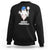 Funny Baseball Sweatshirt Ghost Forkball TS02 Black Printyourwear