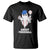 Funny Baseball T Shirt Ghost Forkball TS02 Black Printyourwear