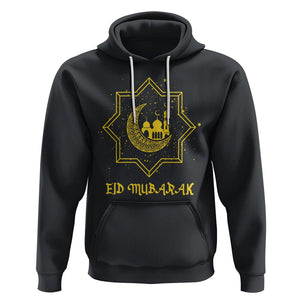 Eid Mubarak Hoodie Arabic Muslim Eid Al-Fitr Ramadan Mubarak Fasting TS02 Black Printyourwear