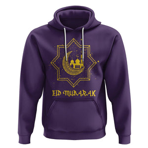 Eid Mubarak Hoodie Arabic Muslim Eid Al-Fitr Ramadan Mubarak Fasting TS02 Purple Printyourwear