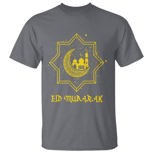 Eid Mubarak T Shirt Arabic Muslim Eid Al-Fitr Ramadan Mubarak Fasting TS02 Charcoal Printyourwear