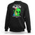 Funny Alien Sweatshirt I Identify As An Alien Preferred Pronoun Ze Hir LGBTQ+ TS02 Black Printyourwear