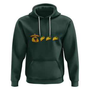 Funny Taco Lover Hoodie Pie Eating Tacos Mexico Cinco De Mayo TS02 Dark Forest Green Printyourwear