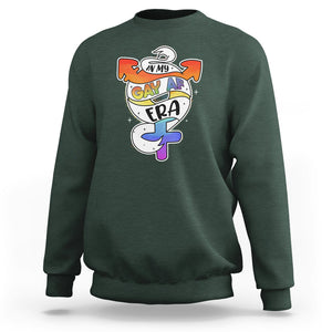 Gay Pride Sweatshirt In My Gay AF Era Proud LGBT LGBTQ Community TS02 Dark Forest Green Printyourwear