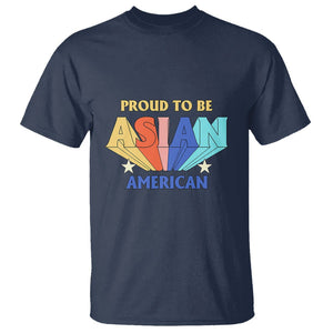 Proud To Be Asian American T Shirt AAPI Pride Heritage Month TS02 Navy Printyourwear