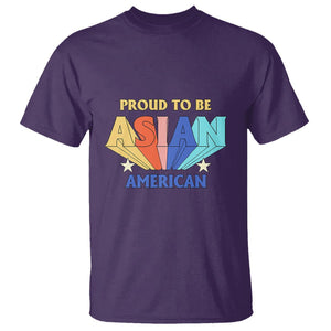 Proud To Be Asian American T Shirt AAPI Pride Heritage Month TS02 Purple Printyourwear