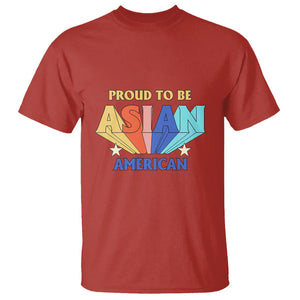 Proud To Be Asian American T Shirt AAPI Pride Heritage Month TS02 Red Printyourwear