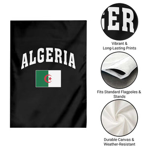 Classic Algeria Varsity Athletic Style Garden Flag Proud Patriotic Algerian Flag TS02 Print Your Wear