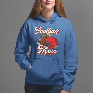 Football Mom Hoodie Women Game Day Sunday Funday Rugby Helmet TS02 Royal Blue Printyourwear