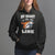 Football Mom Hoodie My Heart Is On That Line Rugby Player TS02 Black Printyourwear