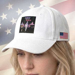 Funny Witchy Cats Girls Will Be Girls Halloween Meme Baseball Cap