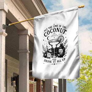Midnight Margaritas Witchy Cocktail Halloween Garden Flag Put The Lime In The Coconut Drinking
