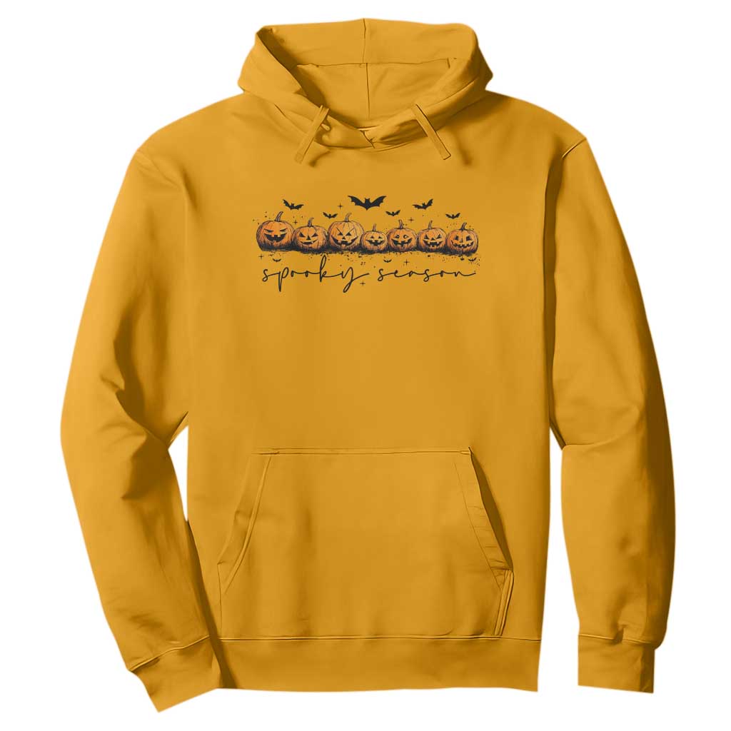Spooky Season Jack O Lantern Pumpkins Vintage Halloween Hoodie