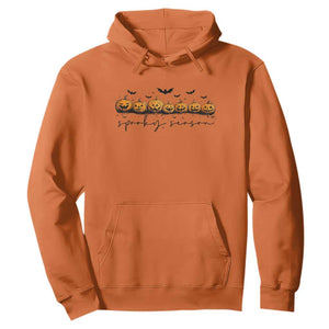 Spooky Season Jack O Lantern Pumpkins Vintage Halloween Hoodie