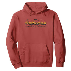 Spooky Season Jack O Lantern Pumpkins Vintage Halloween Hoodie
