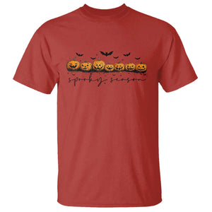 Spooky Season Jack O Lantern Pumpkins Vintage Halloween T Shirt