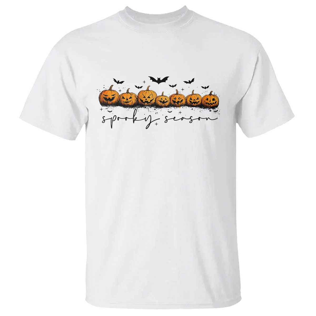 Spooky Season Jack O Lantern Pumpkins Vintage Halloween T Shirt