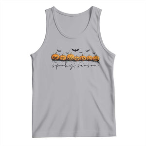 Spooky Season Jack O Lantern Pumpkins Vintage Halloween Tank Top