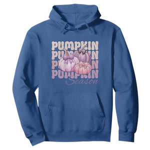 Cute Pumpkins Season with Bows Coquette Autumn Vibes Hoodie