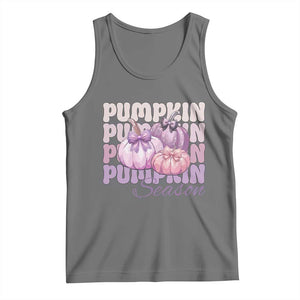 Cute Pumpkins Season with Bows Coquette Autumn Vibes Tank Top
