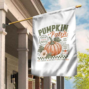 Vintage Pumpkin Patch Farm Fresh Garden Flag Rustic Farmhouse Locally Grown Autumn Fall Gift