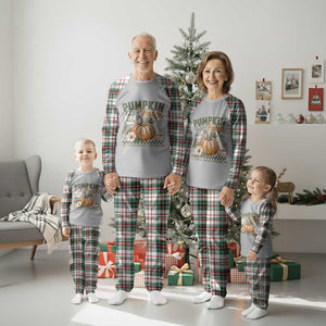 Vintage Pumpkin Patch Farm Fresh Plaid Pajama Set Rustic Farmhouse Locally Grown Autumn Fall Gift