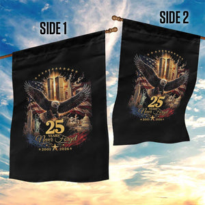 Patriotic American Eagle 9 11 Memorial 25th Anniversary Garden Flag 25 Years 2021 2026 Never Forget