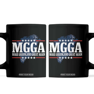 MGGA Make Greenland Great Again Map Graphic Coffee Mug