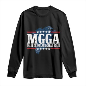 MGGA Make Greenland Great Again Map Graphic Long Sleeve Shirt