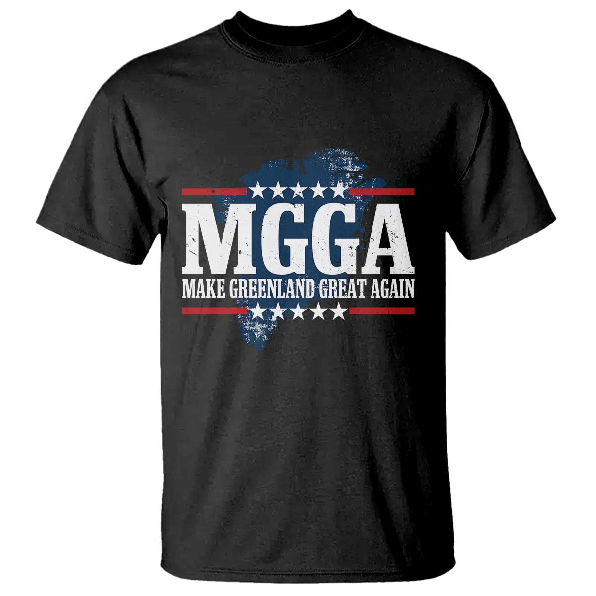MGGA Make Greenland Great Again Map Graphic T Shirt