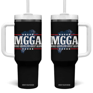 MGGA Make Greenland Great Again Map Graphic Tumbler With Handle