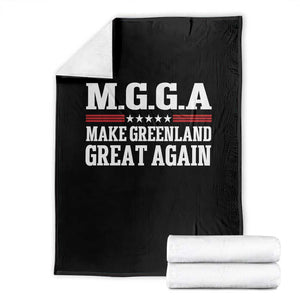 MGGA Make Greenland Great Again Throw Blanket Patriotic Red White Stars Geographical 2026 Parody