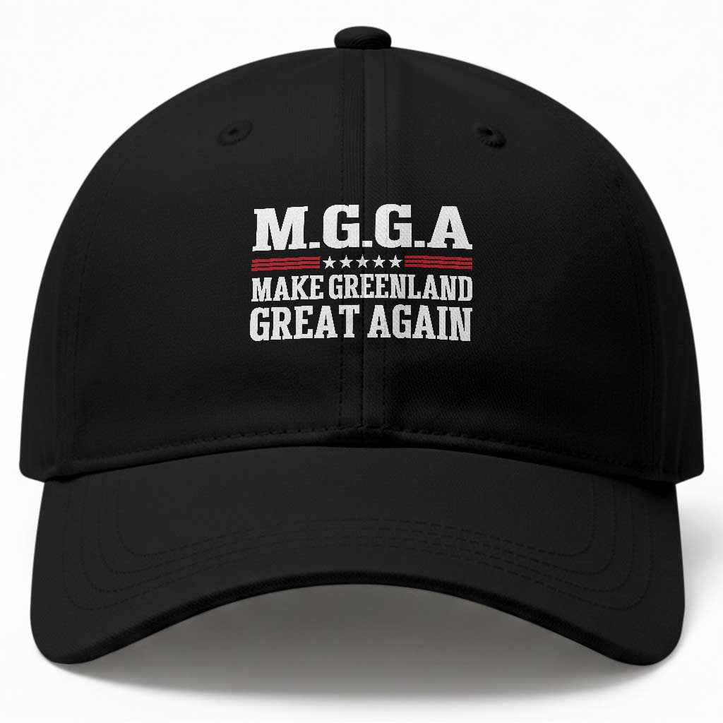 MGGA Make Greenland Great Again Baseball Cap Patriotic Red White Stars Geographical 2026 Parody