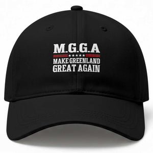 MGGA Make Greenland Great Again Baseball Cap Patriotic Red White Stars Geographical 2026 Parody