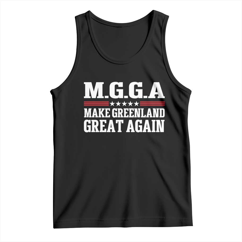 MGGA Make Greenland Great Again Tank Top Patriotic Red White Stars Geographical 2026 Parody