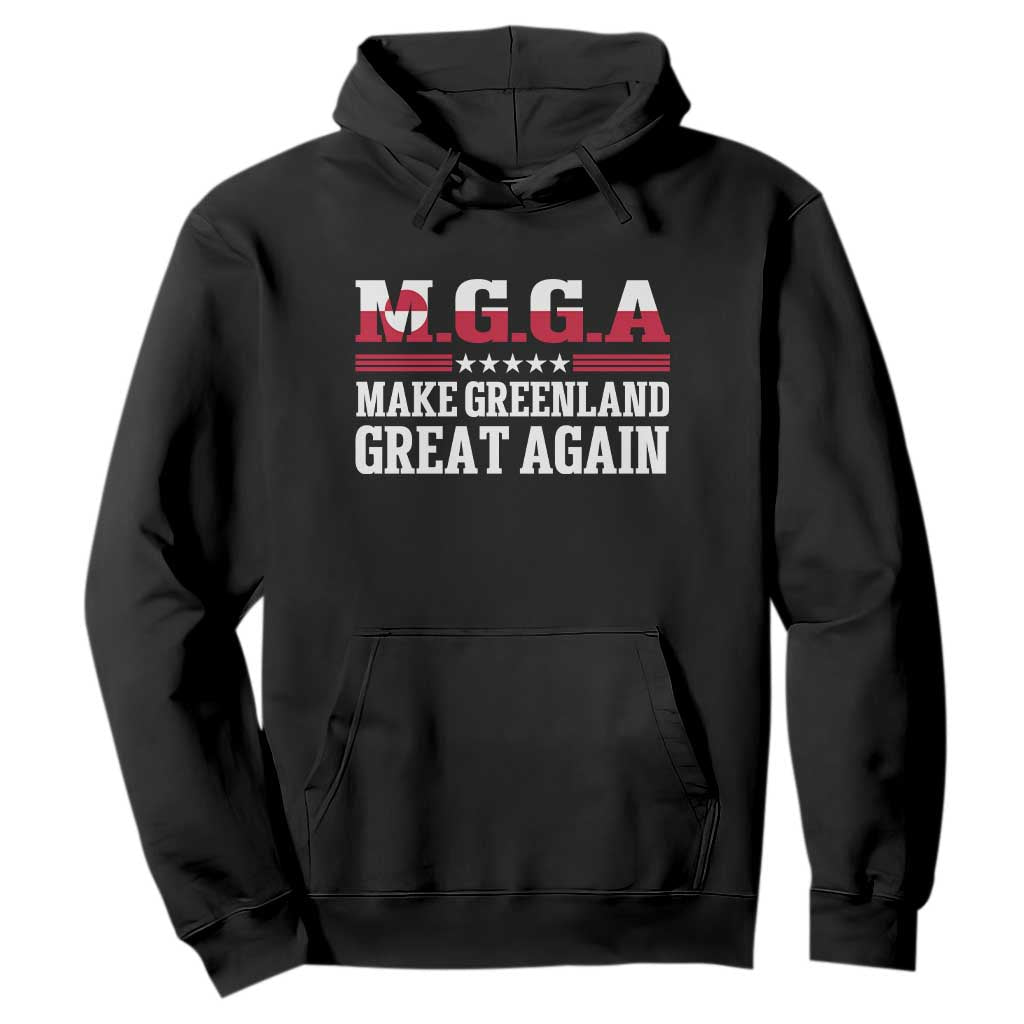 MGGA Make Greenland Great Again Flag Graphic Hoodie Patriotic Country Flag Geographical 2026 Satire