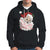 Vintage Christmas Santa Claus Face Xmas Funny Old Fashioned Hoodie TS02 Black Printyourwear