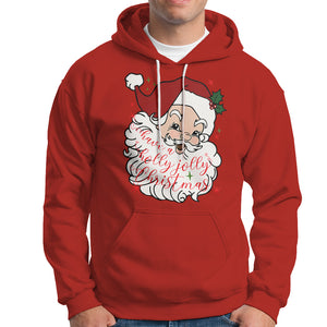 Vintage Christmas Santa Claus Face Xmas Funny Old Fashioned Hoodie TS02 Red Printyourwear