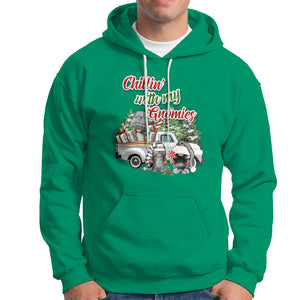 Gnome Christmas Hoodie Chillin With My Gnomies Xmas Truck TS02 Irish Green Printyourwear