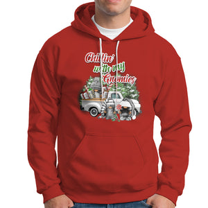 Gnome Christmas Hoodie Chillin With My Gnomies Xmas Truck TS02 Red Printyourwear