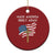 Christian Faith Christmas Ornament Make America Godly Again American Flag TS02 Print Your Wear